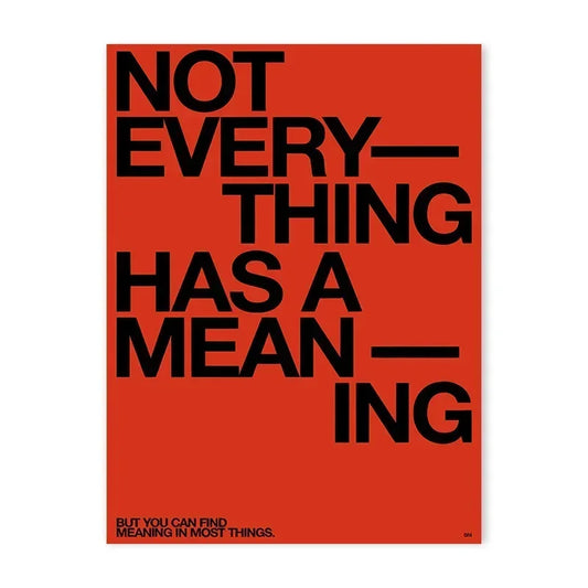 Not Every-Thing  by Brad M.